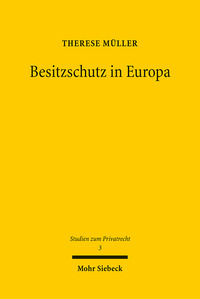 Vorderes Coverbild Besitzschutz in Europa