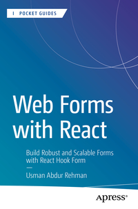 Vorderes Coverbild Web Forms with React