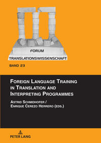 Vorderes Coverbild Foreign Language Training in Translation and Interpreting Programmes
