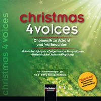 Vorderes Coverbild christmas 4 voices, Doppel-CD