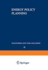 Vorderes Coverbild Energy Policy Planning