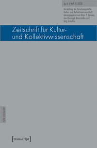 Vorderes Coverbild Zeitschrift für Kultur- und Kollektivwissenschaft