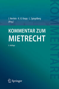 Vorderes Coverbild Kommentar zum Mietrecht
