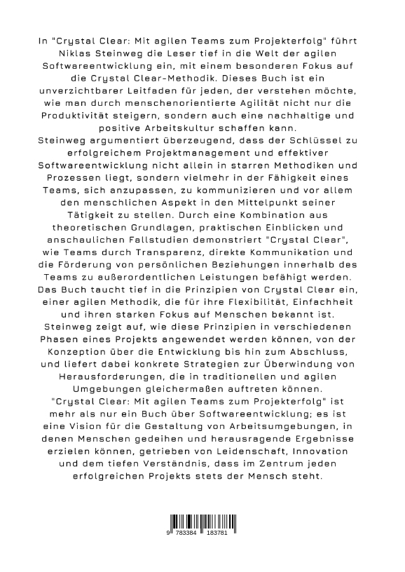 Rückseitencover Crystal Clear