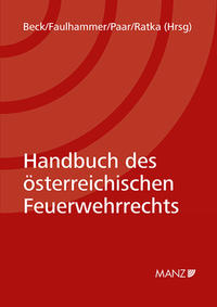 Vorderes Coverbild Handbuch des österreichischen Feuerwehrrechts