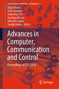 Vorderes Coverbild Advances in Computer, Communication and Control