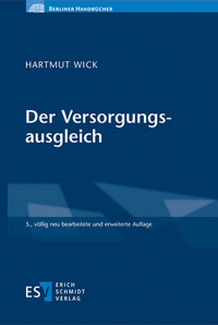 Vorderes Coverbild Der Versorgungsausgleich
