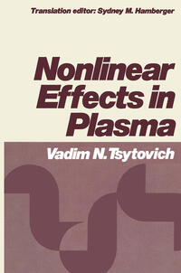 Vorderes Coverbild Nonlinear Effects in Plasma