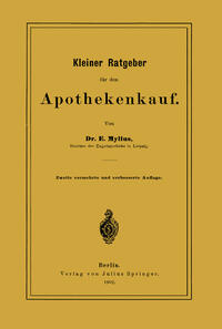 Vorderes Coverbild Kleiner Ratgeber für den Apothekenkauf