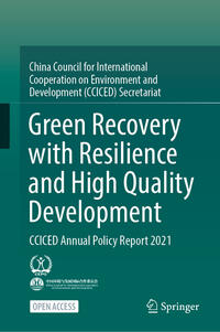 Vorderes Coverbild Green Recovery with Resilience and High Quality Development