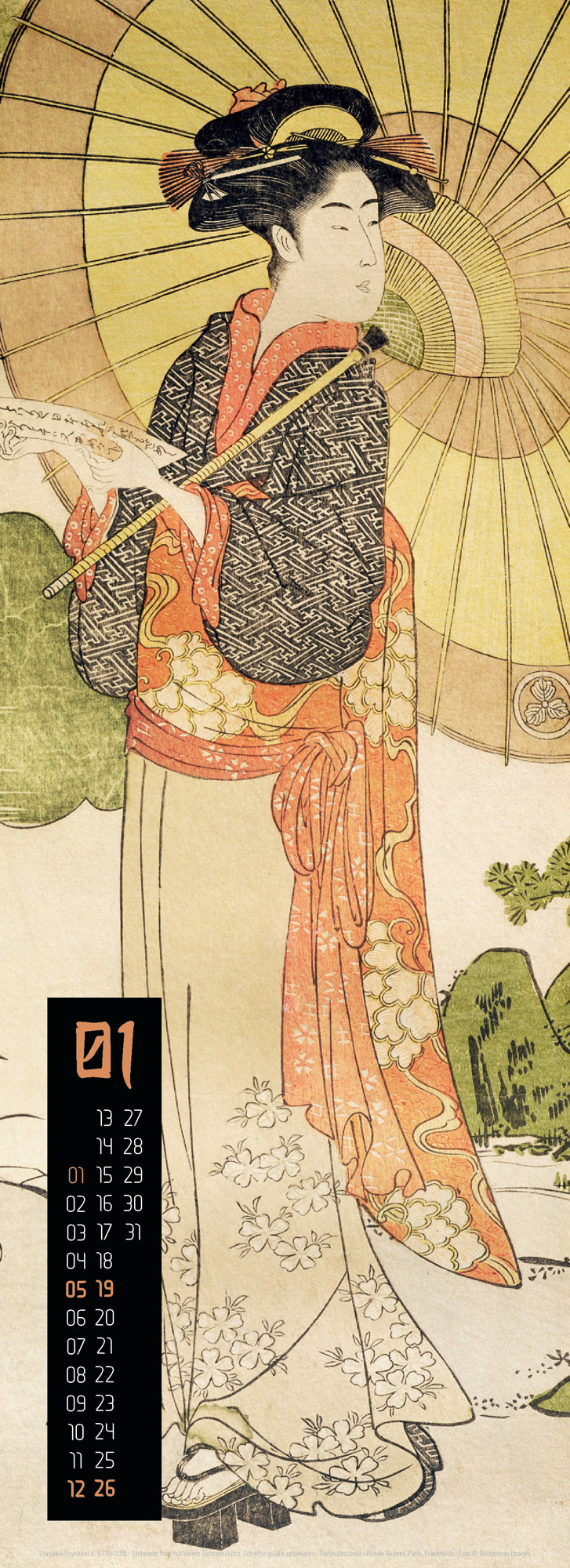 Beispielinhalt (Bild) Art of Asia Kalender 2025