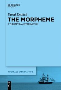Vorderes Coverbild The Morpheme