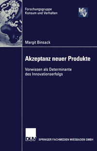 Vorderes Coverbild Akzeptanz neuer Produkte