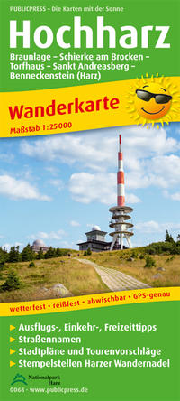 Vorderes Coverbild Hochharz, Braunlage - Schierke - Torfhaus - St. Andreasberg - Benneckenstein
