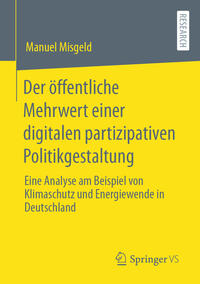 Vorderes Coverbild Der öffentliche Mehrwert einer digitalen partizipativen Politikgestaltung