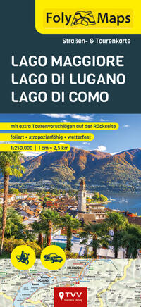 Vorderes Coverbild FolyMaps Lago Maggiore | Lago di Lugano | Lago di Como