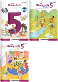Vorderes Coverbild Sicher ins 6. Schuljahr – Paket: Rechnen – Schreiben – Lesen – Grammatik · Klasse 5