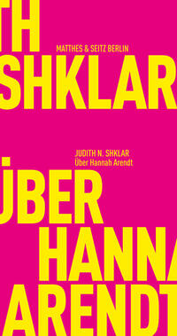 Vorderes Coverbild Über Hannah Arendt