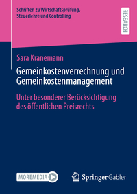 Vorderes Coverbild Gemeinkostenverrechnung und Gemeinkostenmanagement