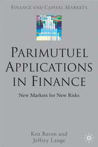 Vorderes Coverbild Parimutuel Applications In Finance