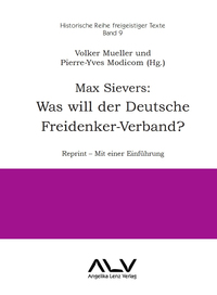 Vorderes Coverbild Max Sievers: Was will der Deutsche Freidenker-Verband?