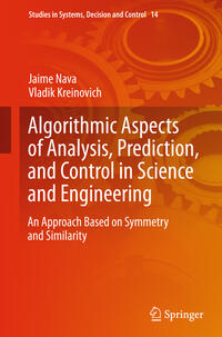 Vorderes Coverbild Algorithmic Aspects of Analysis, Prediction, and Control in Science and Engineering