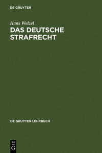 Vorderes Coverbild Das Deutsche Strafrecht