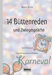 Vorderes Coverbild 14 Büttenreden und Zwiegespräche