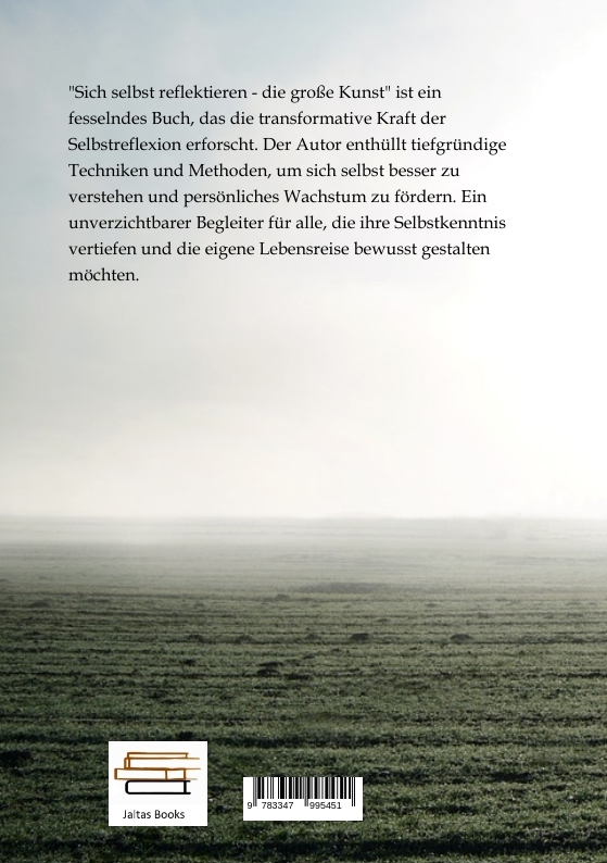 Rückseitencover Sich selbst reflektieren - die große Kunst