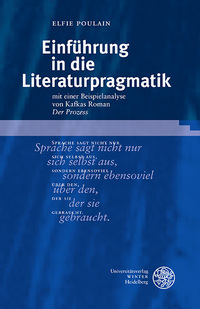 Vorderes Coverbild Einführung in die Literaturpragmatik