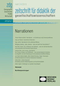Vorderes Coverbild ZDG 2/13, Narrationen