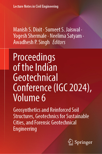 Vorderes Coverbild Proceedings of the Indian Geotechnical Conference (IGC 2024), Volume 6