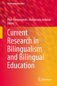 Vorderes Coverbild Current Research in Bilingualism and Bilingual Education