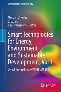 Vorderes Coverbild Smart Technologies for Energy, Environment and Sustainable Development, Vol 1
