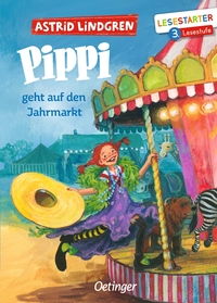 Vorderes Coverbild Pippi geht auf den Jahrmarkt