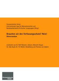 Vorderes Coverbild Brauchen wir den Verfassungsschutz? Nein!