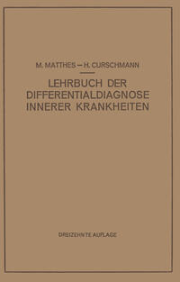 Vorderes Coverbild Lehrbuch der Differentialdiagnose Innerer Krankheiten