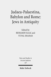 Vorderes Coverbild Judaea-Palaestina, Babylon and Rome: Jews in Antiquity