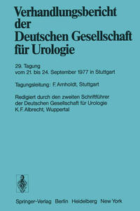 Vorderes Coverbild 29. Tagung vom 21. September bis 24. September 1977 in Stuttgart