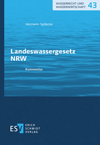 Vorderes Coverbild Landeswassergesetz NRW