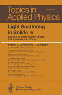 Vorderes Coverbild Light Scattering in Solids IV