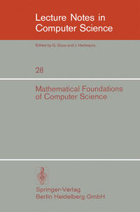 Vorderes Coverbild Mathematical Foundations of Computer Science 1974