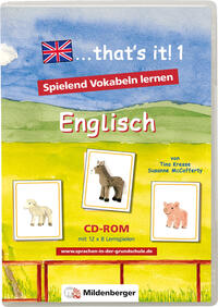 Vorderes Coverbild ... that's it! 1 - CD-ROM. Lernspiele für den Englischunterricht / „... that`s it! 1“ – Lernsoftware, Schullizenz