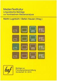 Vorderes Coverbild MedienTextKultur