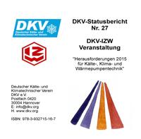Vorderes Coverbild DKV-IZW-Veranstaltung Herausforderung 2015 für Kälte-, Klima- und Wärmepumpentechnik