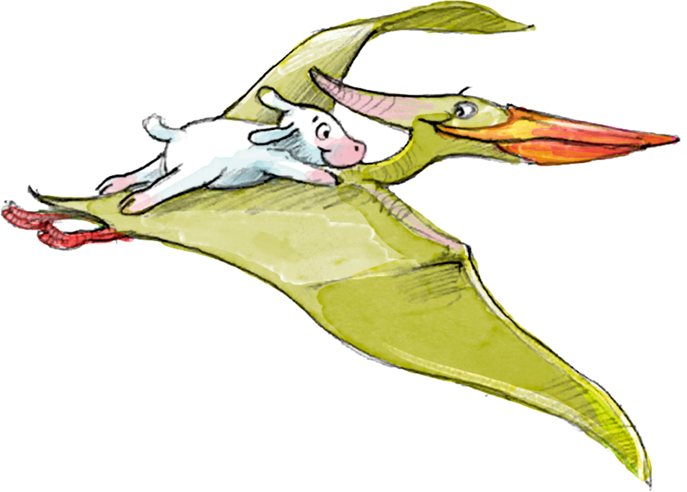 Beispielinhalt (Bild) Dinosaurier in der Flugschule (Bd. 3)
