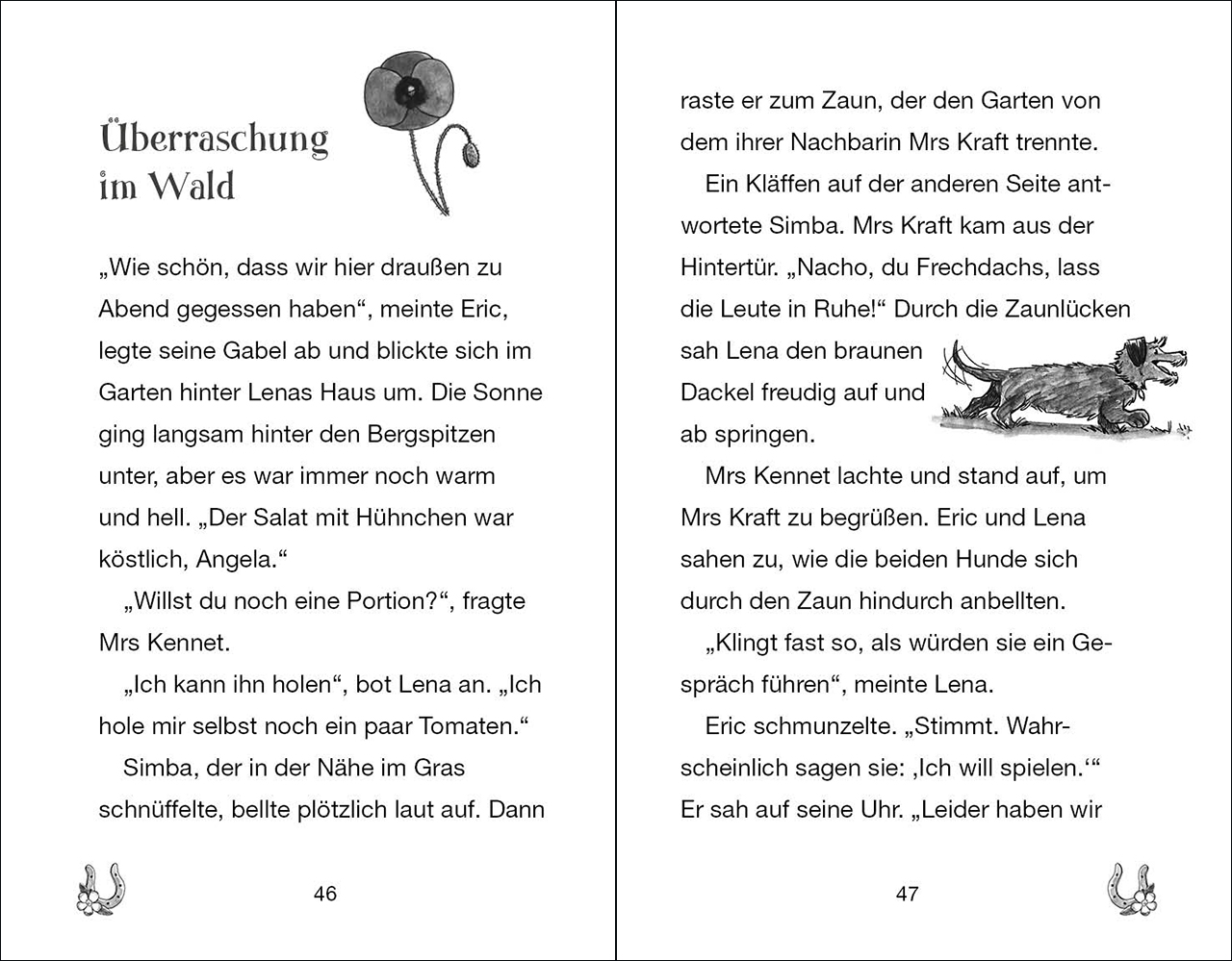 Beispielinhalt (Bild) Ponyhof Apfelblüte (Band 18) - Große Sorge um Sternchen