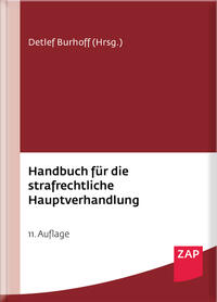 Vorderes Coverbild Handbuch für die strafrechtliche Hauptverhandlung