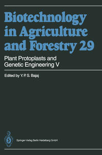 Vorderes Coverbild Plant Protoplasts and Genetic Engineering V