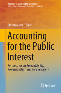 Vorderes Coverbild Accounting for the Public Interest
